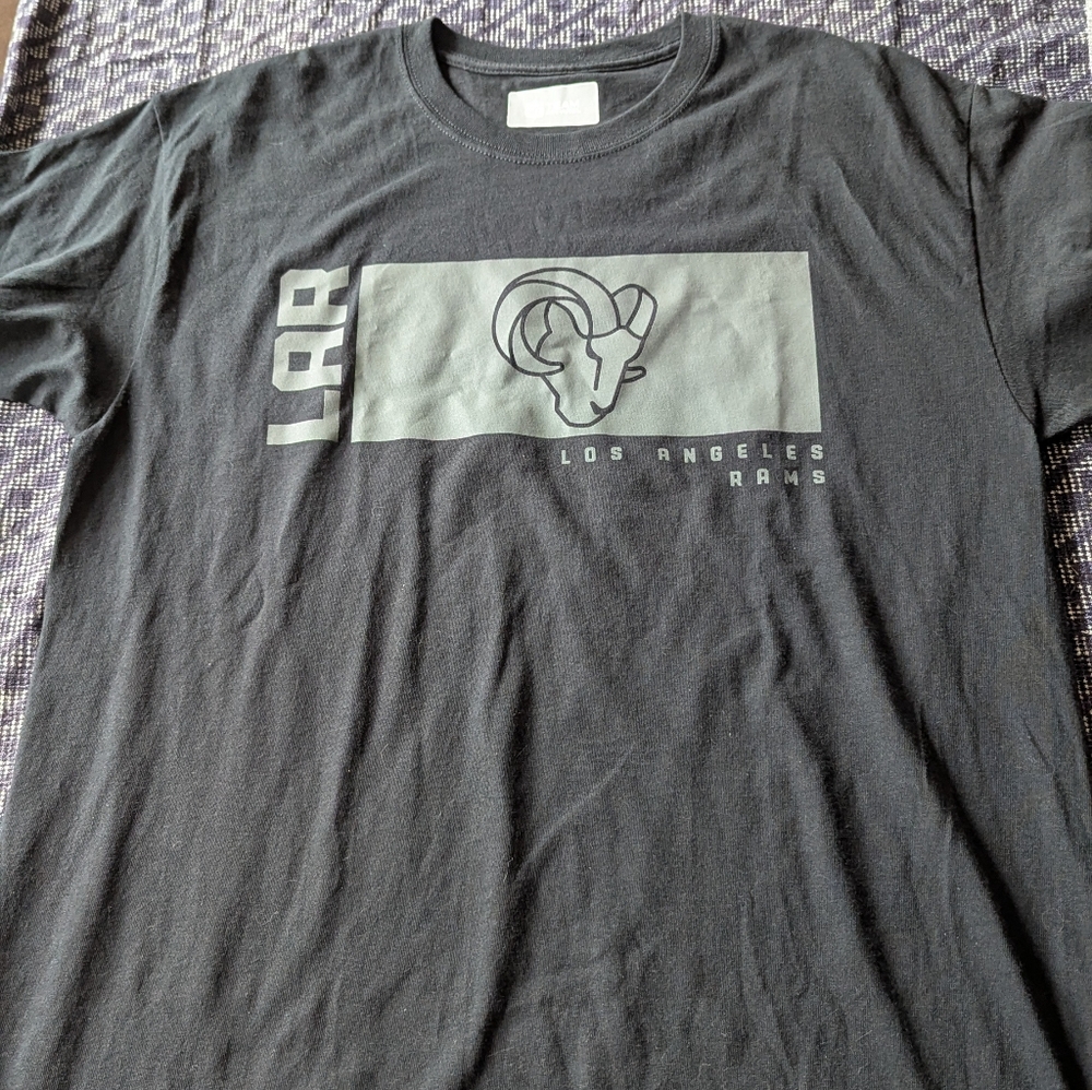 NFL Team Apparel L.A. Rams Mens Tee Large